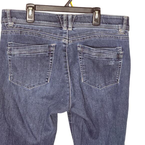 Democracy Ab Technology Women Stetchy Med Wash Blue Jeans Soft Comfortable Sz 12 - Picture 6 of 7